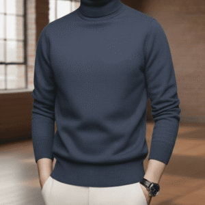 Shadow Blue (High Neck T-Shirt)