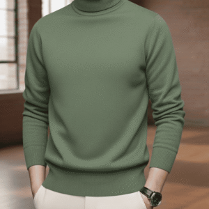 Olive (High Neck T-Shirt)